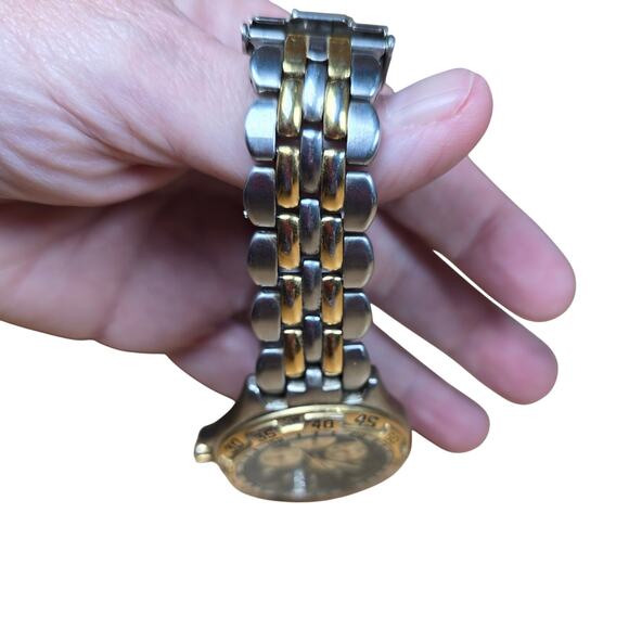 Fossil blue BQ-8774 Gold Silver Mens Watch Y2K Classic Watch Water Resistant - Picture 8 of 8